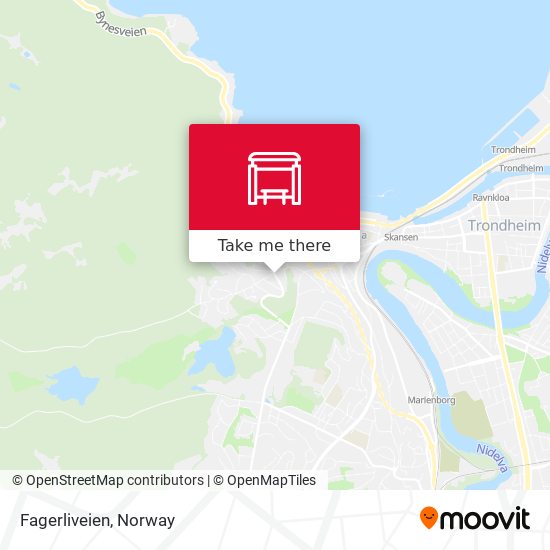 Fagerliveien map