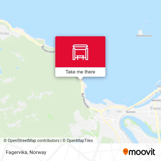 Fagervika map