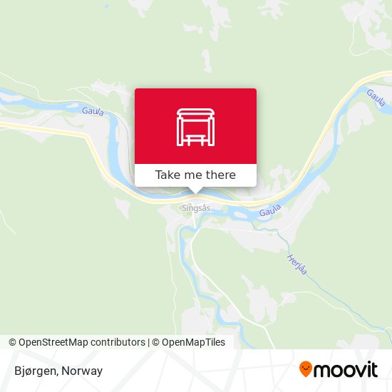 Bjørgen map