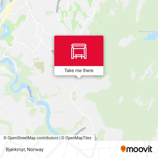 Bjørkmyr map