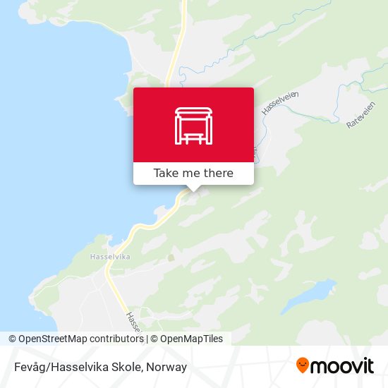 Fevåg/Hasselvika Skole map