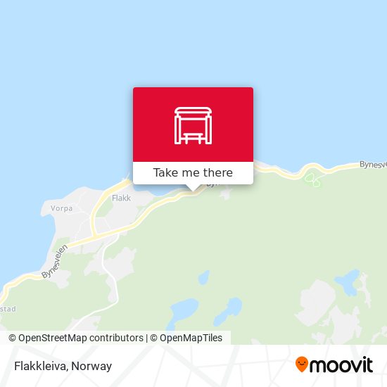 Flakkleiva map