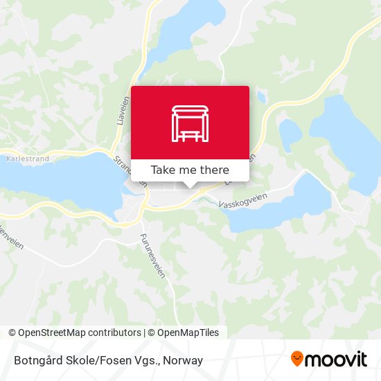 Botngård Skole/Fosen Vgs. map