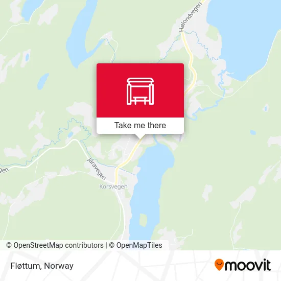 Fløttum map