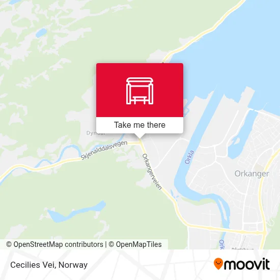Cecilies Vei map