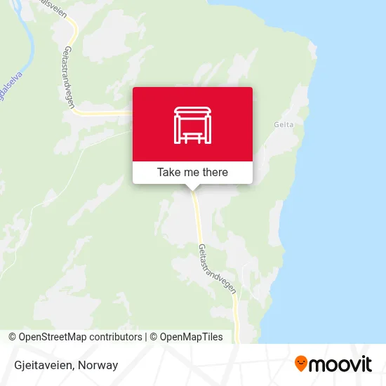 Gjeitaveien map