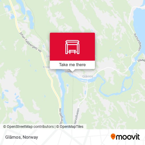 Glåmos map