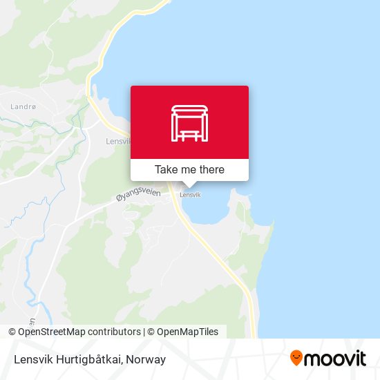 Lensvik Hurtigbåtkai map