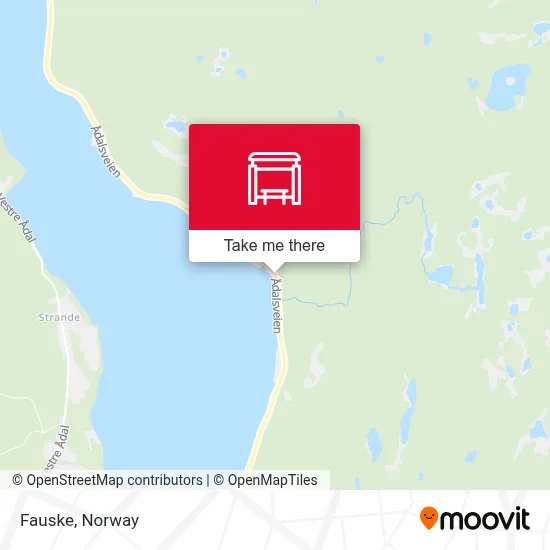 Fauske map