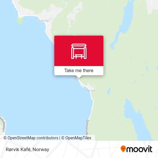 Rørvik Kafé map