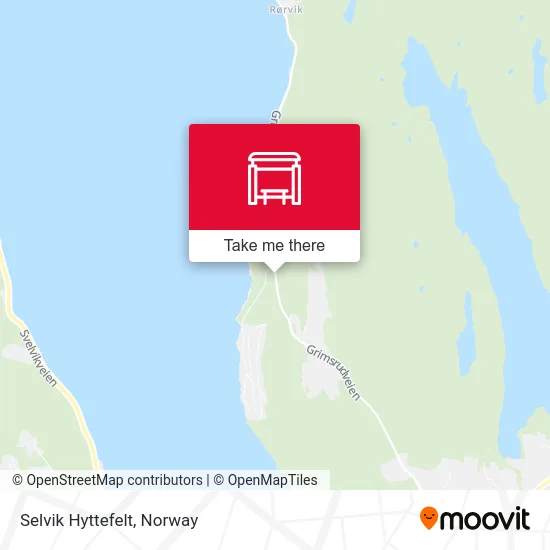 Selvik Hyttefelt map