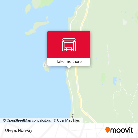 Utøya map