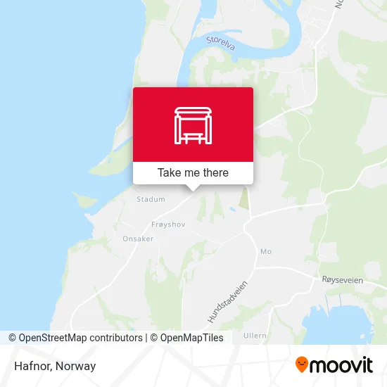 Hafnor map