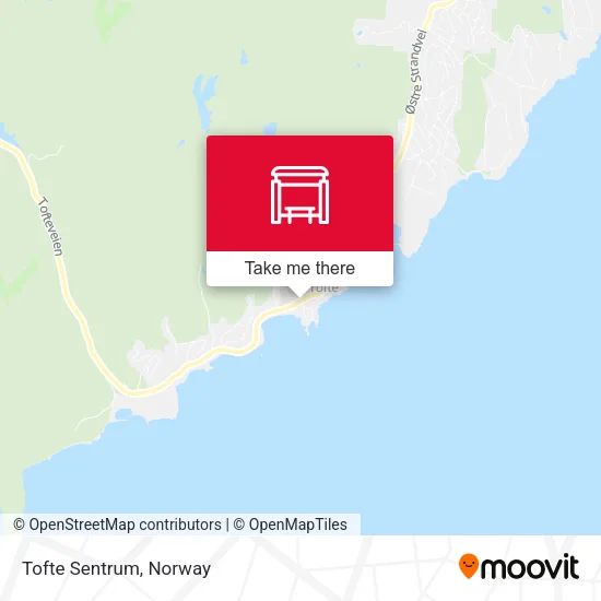 Tofte Sentrum map