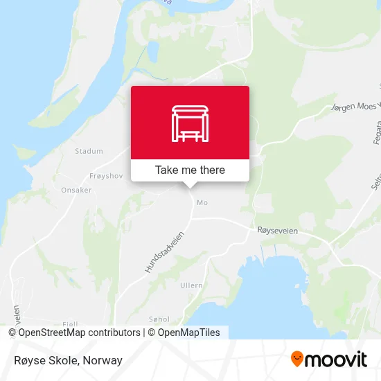 Røyse Skole map