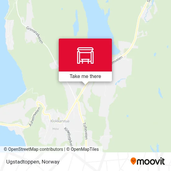 Ugstadtoppen map