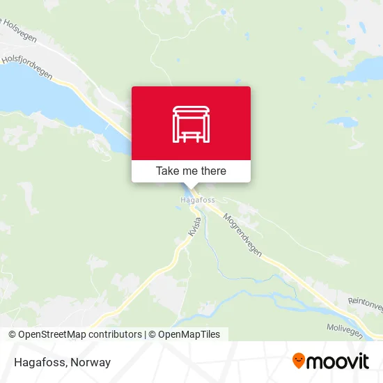 Hagafoss map