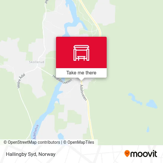 Hallingby Syd map