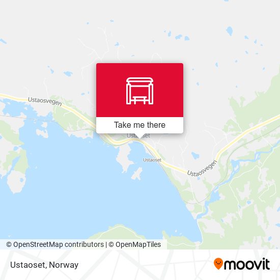 Ustaoset map