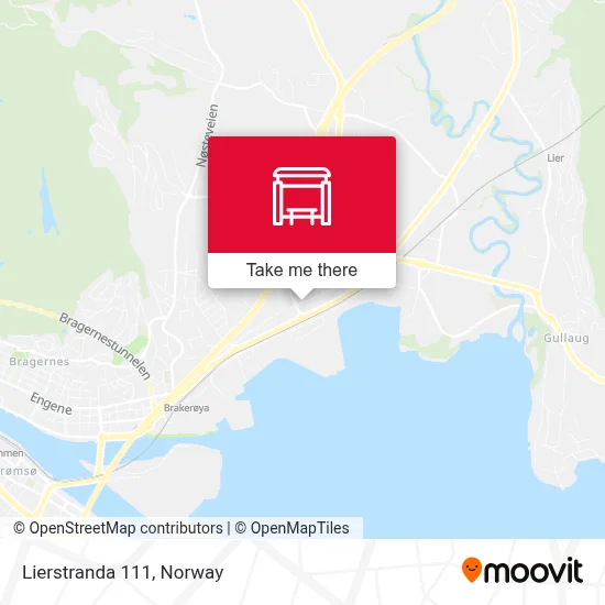 Lierstranda 111 map