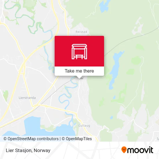 Lier Stasjon map