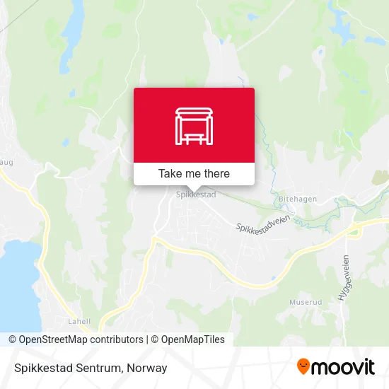 Spikkestad Sentrum map