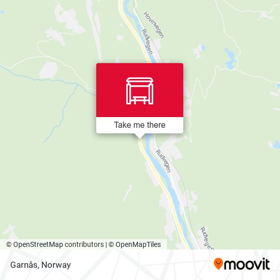 Garnås map