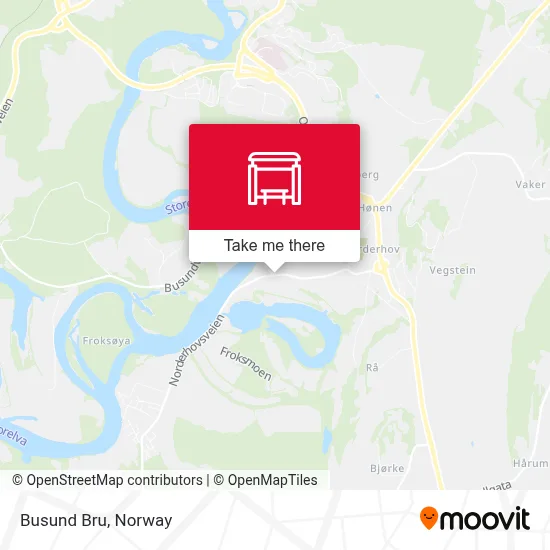 Busund Bru map