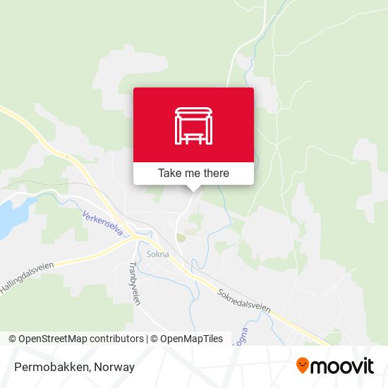 Permobakken map