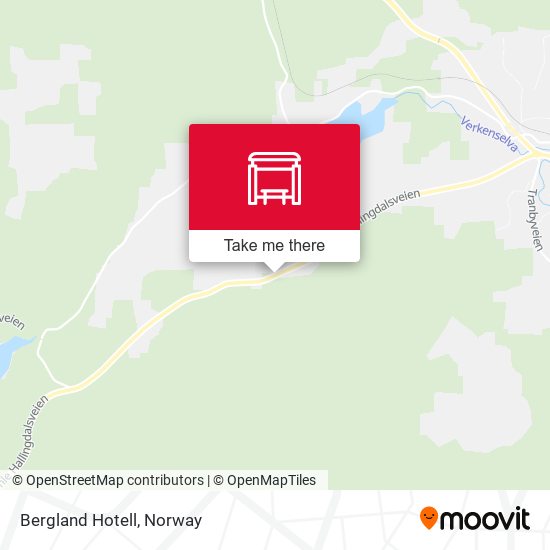 Bergland Hotell map