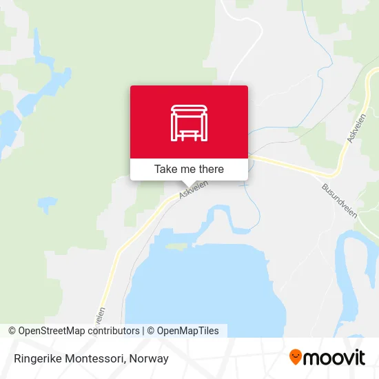 Ringerike Montessori map