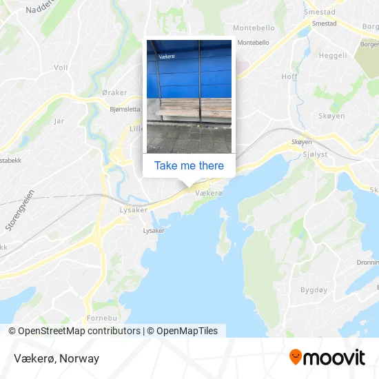 Vækerø map