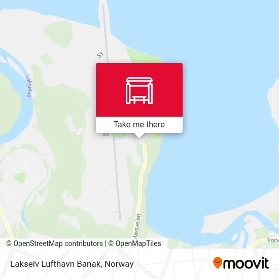 Lakselv Lufthavn Banak map