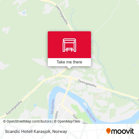 Scandic Hotell Karasjok map