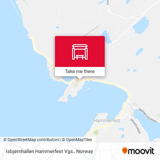 Isbjørnhallen Hammerfest Vgs. map