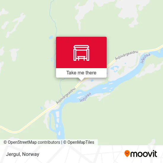 Jergul map