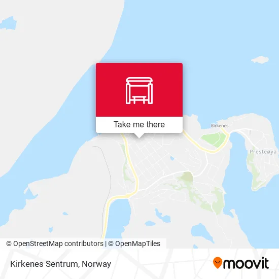 Kirkenes Sentrum map