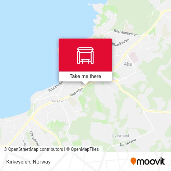 Kirkeveien map