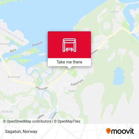 Sagatun map