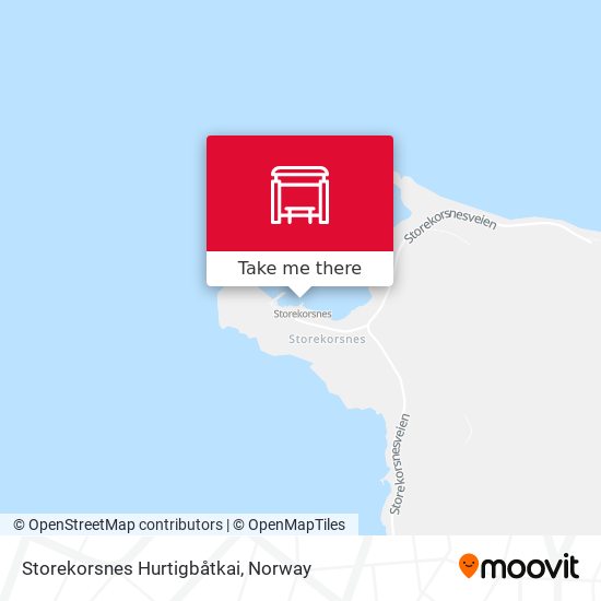 Storekorsnes Hurtigbåtkai map