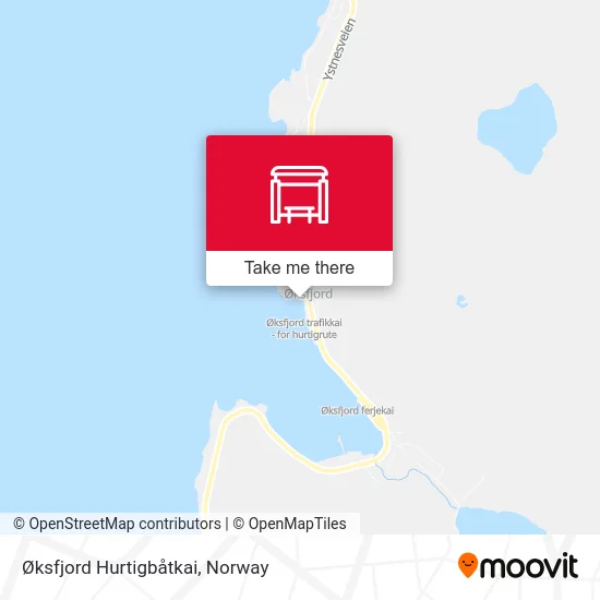 Øksfjord Hurtigbåtkai map