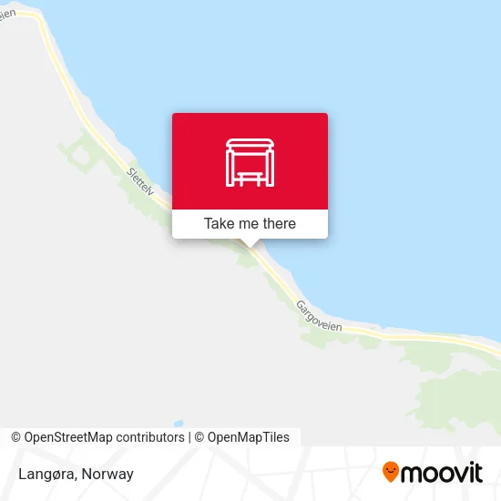 Langøra map