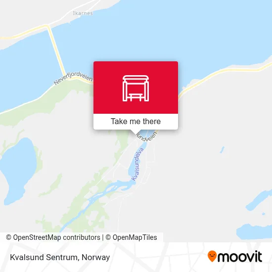 Kvalsund Sentrum map