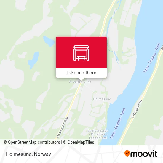 Holmesund map