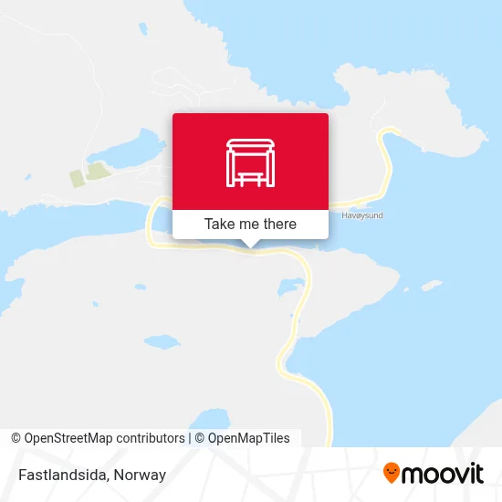 Fastlandsida map