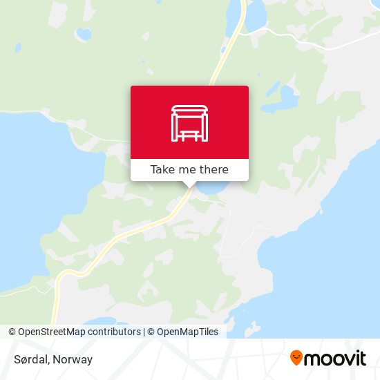 Sørdal map