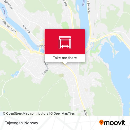 Tajevegen map