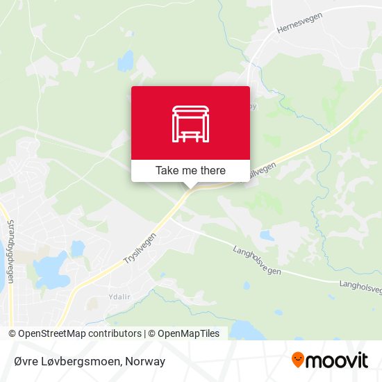Øvre Løvbergsmoen map