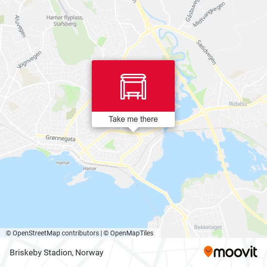 Briskeby Stadion map