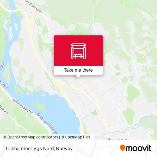 Lillehammer Vgs Nord map